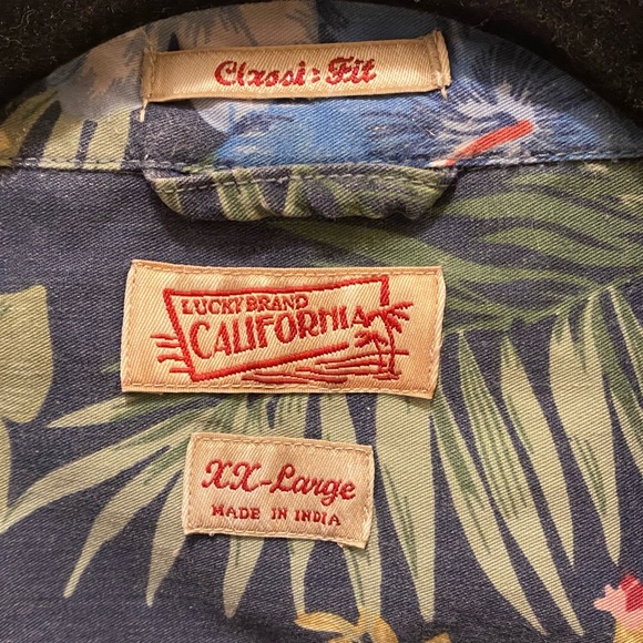 Lucky Brand Hawaiian Shirt XXL - Picture 4 of 7